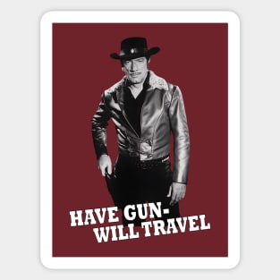 Have Gun - Will Travel - Richard Boone - 50s/60s Tv Western Sticker